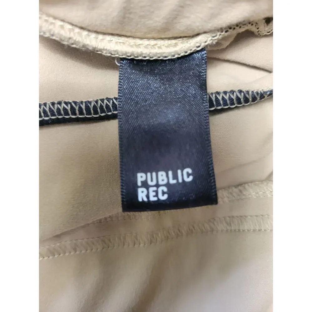 Public Rec Pants Men 40x34 Beige All Day Every Day Sweat Nylon Stretch Active